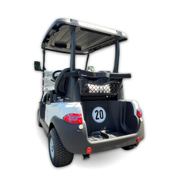 Foto eines Tempo Club Car mit Strassenzulassung, Rückansicht