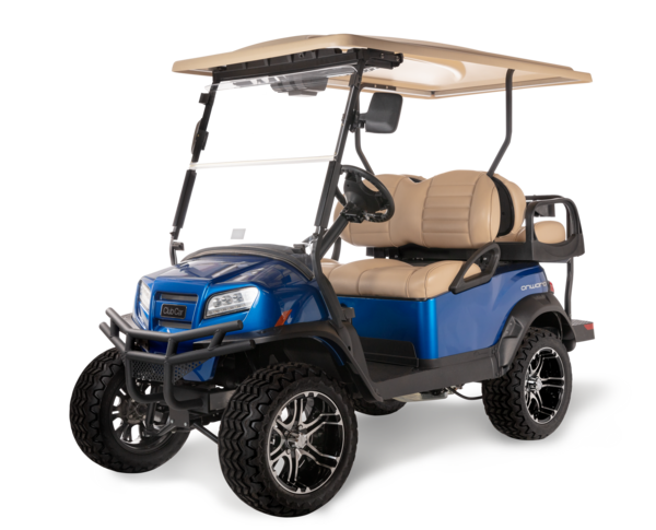 Onward golf cart from CLub Car as a 4-seater in the Lifted version.